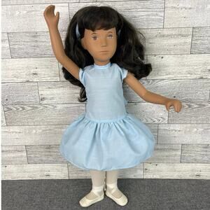 SASHA DOLL BALLERINA Vintage Girl Blue Dress White Tights Ballet Shoes